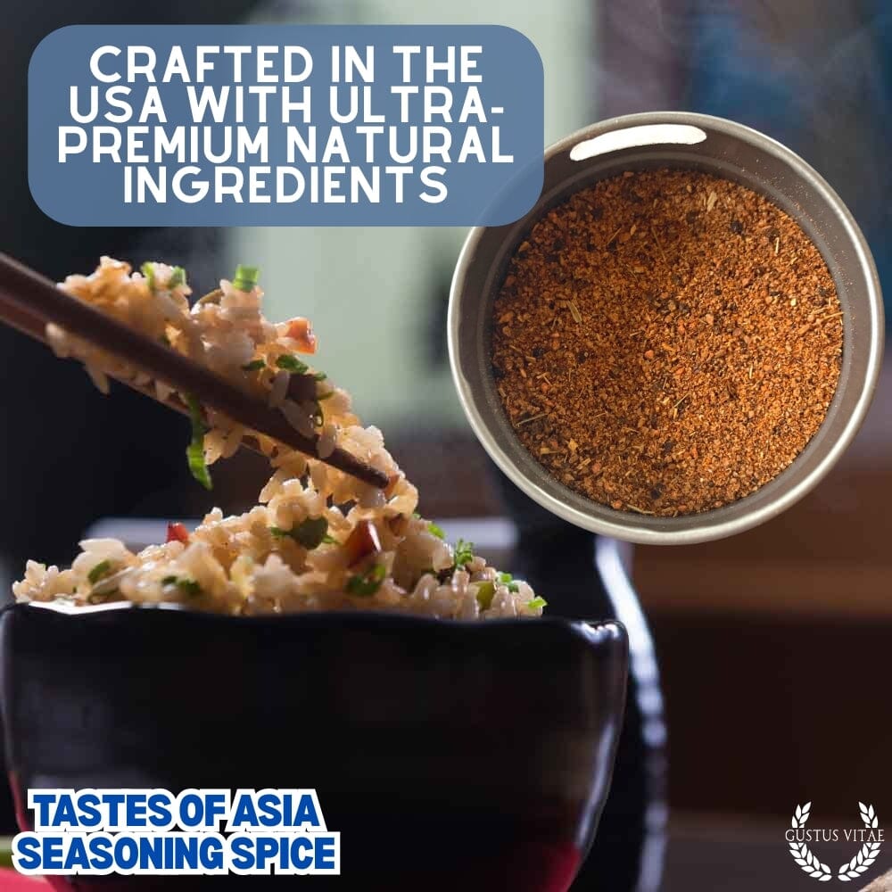 Asian Seasonings Gift Set - Tastes of Asia - Artisanal Spice Blends Six Pack - BBQRubs.com