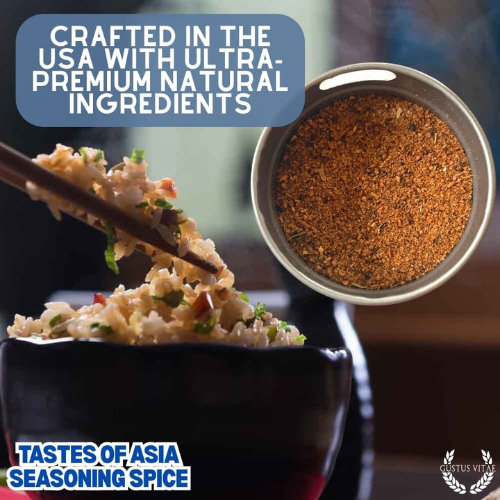 Asian Seasonings Gift Set - Tastes of Asia - Artisanal Spice Blends Six Pack - BBQRubs.com