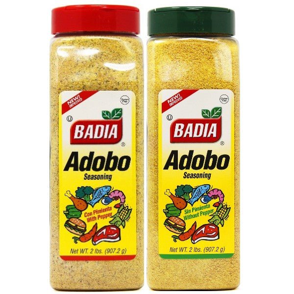 Badia Adobo with Pepper & Adobo without Pepper Bundle - BBQRubs.com
