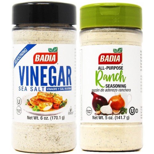 Badia All-Purpose Ranch & Vinegar Sea Salt Seasoning Bundle - BBQRubs.com