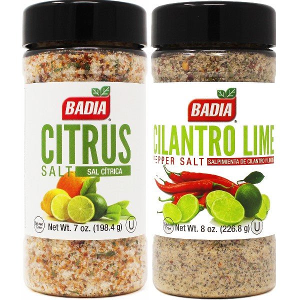 Badia Citrus Salt & Cilantro Lime Pepper Salt Bundle - BBQRubs.com
