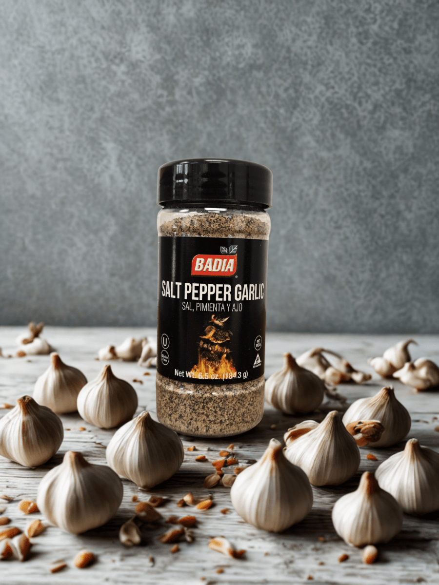 Badia Coffee Pepper Rub, Roasted Garlic, Butter Steak & Salt Pepper Garlic Bundle - BBQRubs.com