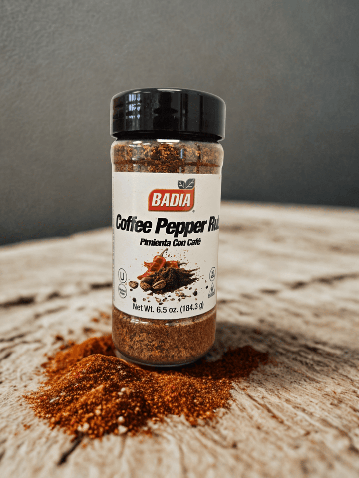 Badia Coffee Pepper Rub, Roasted Garlic, Butter Steak & Salt Pepper Garlic Bundle - BBQRubs.com
