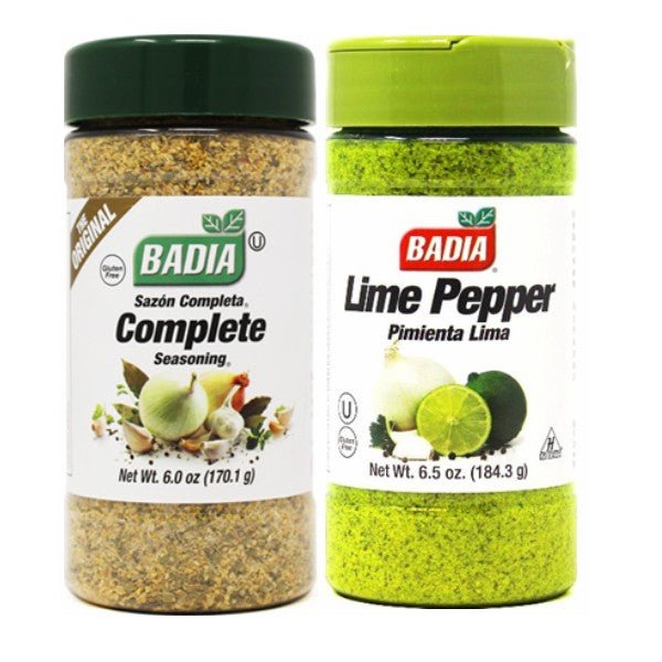 Badia Complete Seasoning & Lime Pepper Bundle - BBQRubs.com
