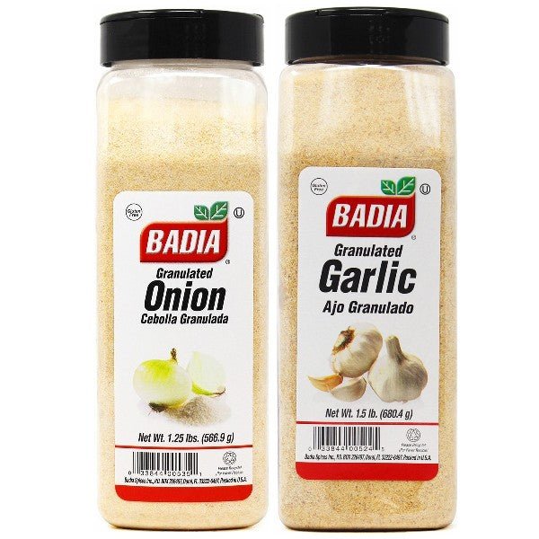 Badia Granulated Onion & Granulated Garlic Bundle - BBQRubs.com