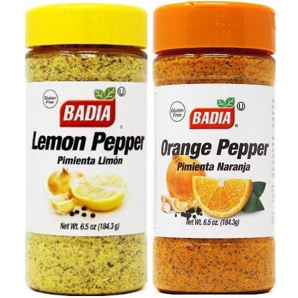 Badia Lemon & Orange Pepper Bundle - BBQRubs.com