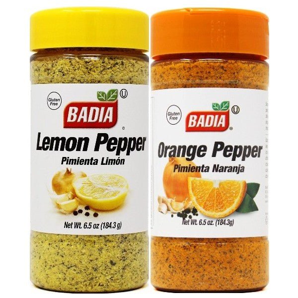 Badia Lemon & Orange Pepper Bundle - BBQRubs.com