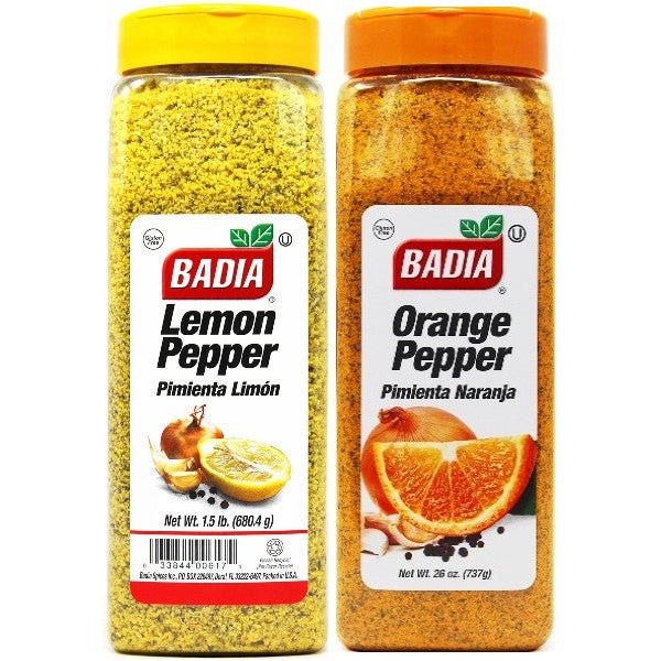 Badia Lemon Pepper & Orange Pepper Big Bundle - BBQRubs.com