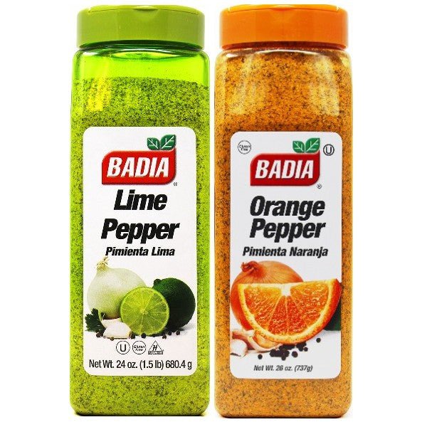Badia Lime Pepper & Orange Pepper Bundle - BBQRubs.com