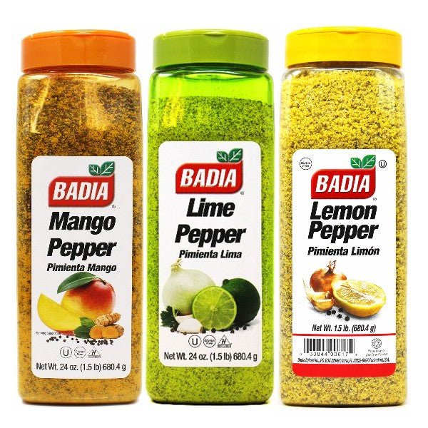 Badia Mango, Lime & Lemon Pepper Bundle - BBQRubs.com
