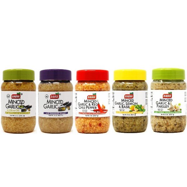 Badia Minced Garlic Five-Flavor Bundle - BBQRubs.com