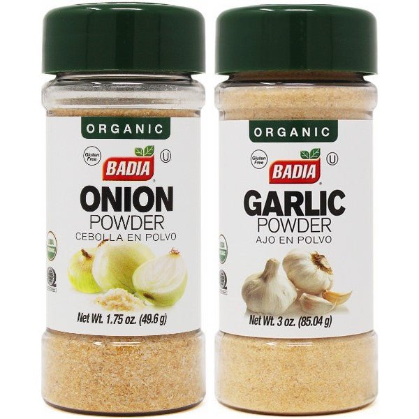 Badia Organic Garlic Powder & Onion Powder Bundle - BBQRubs.com