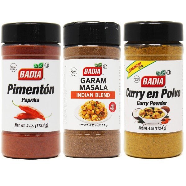 Badia Paprika, Garam Masala & Curry Powder Bundle - BBQRubs.com