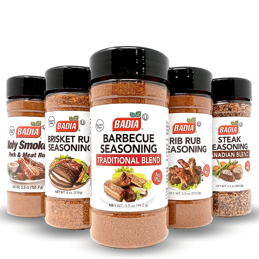 Badia Pork, Brisket, BBQ, Rib & Steak Seasoning Bundle - BBQRubs.com