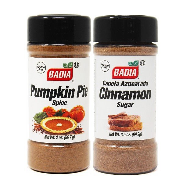 Badia Pumpkin Pie Spice & Cinnamon Sugar Bundle - BBQRubs.com