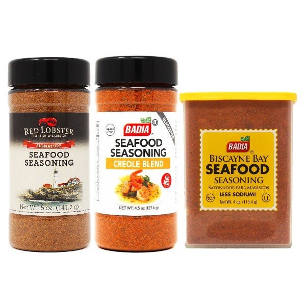 Badia Red Lobster, Creole Blackened & Biscayne Bay Seafood Seasoning Bundle - BBQRubs.com