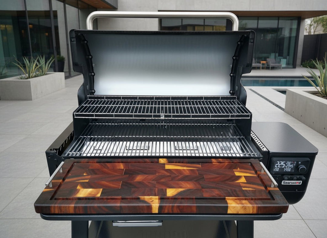 BBQ Boards™ for Weber Searwood XL 600 - Front Board - BBQRubs.com