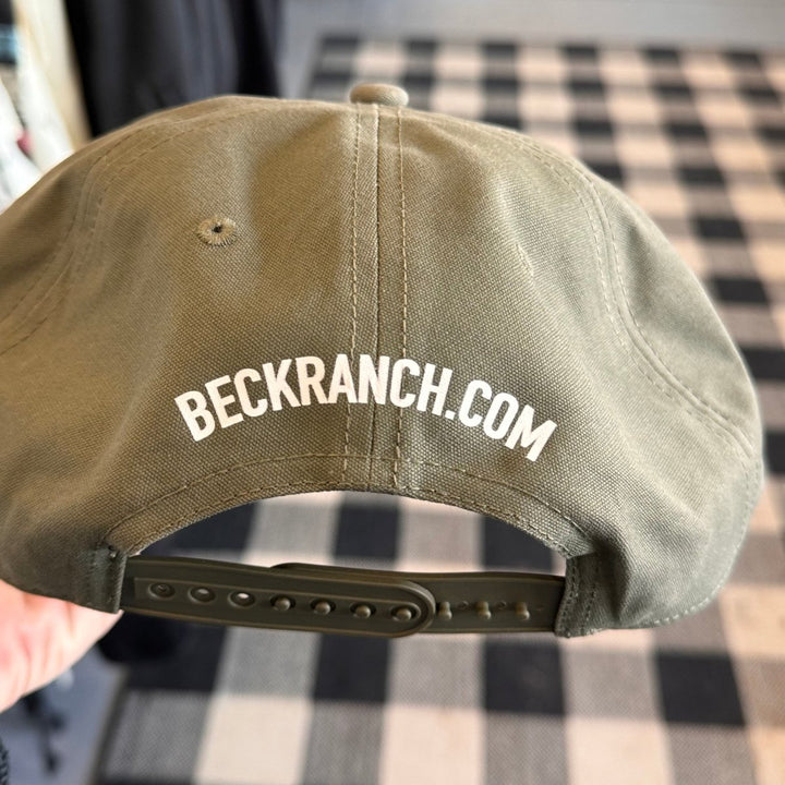 Beck Ranch Retro Canvas Hat - BBQRubs.com