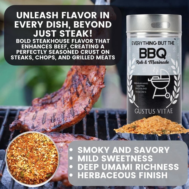 Best for Steak & Beef Seasonings | Set of 6 XL Tins