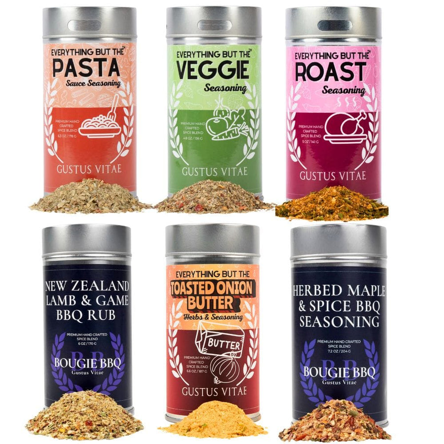 Best for Veggie Seasonings | Set of 6 XL Tins - BBQRubs.com