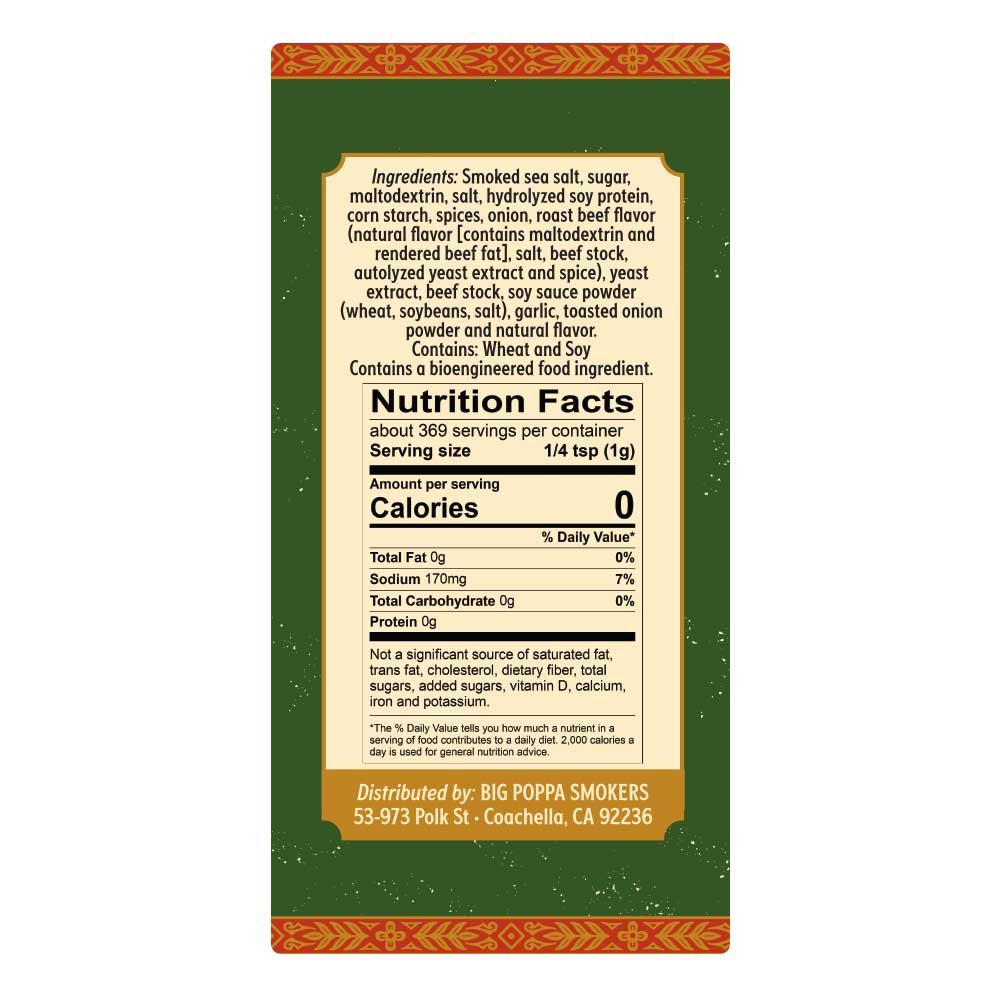 Big Poppa's Cash Cow Seasoning - 13oz - BBQRubs.com