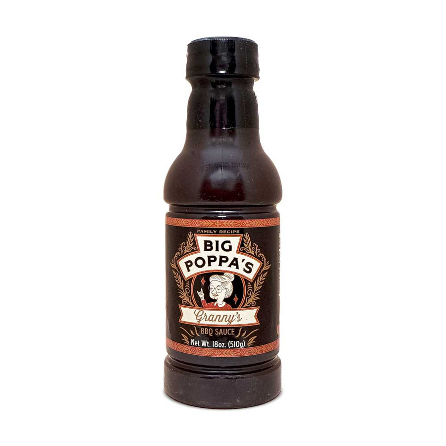 Big Poppa's Granny's BBQ Sauce - 18oz - BBQRubs.com