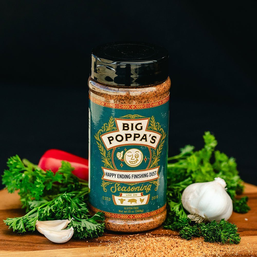 Big Poppa's Happy Ending Finishing Dust Seasoning - 13oz - BBQRubs.com