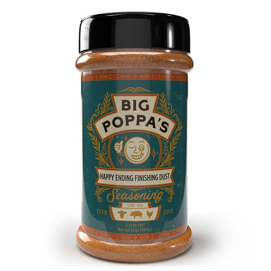 Big Poppa's Happy Ending Finishing Dust Seasoning - 13oz - BBQRubs.com