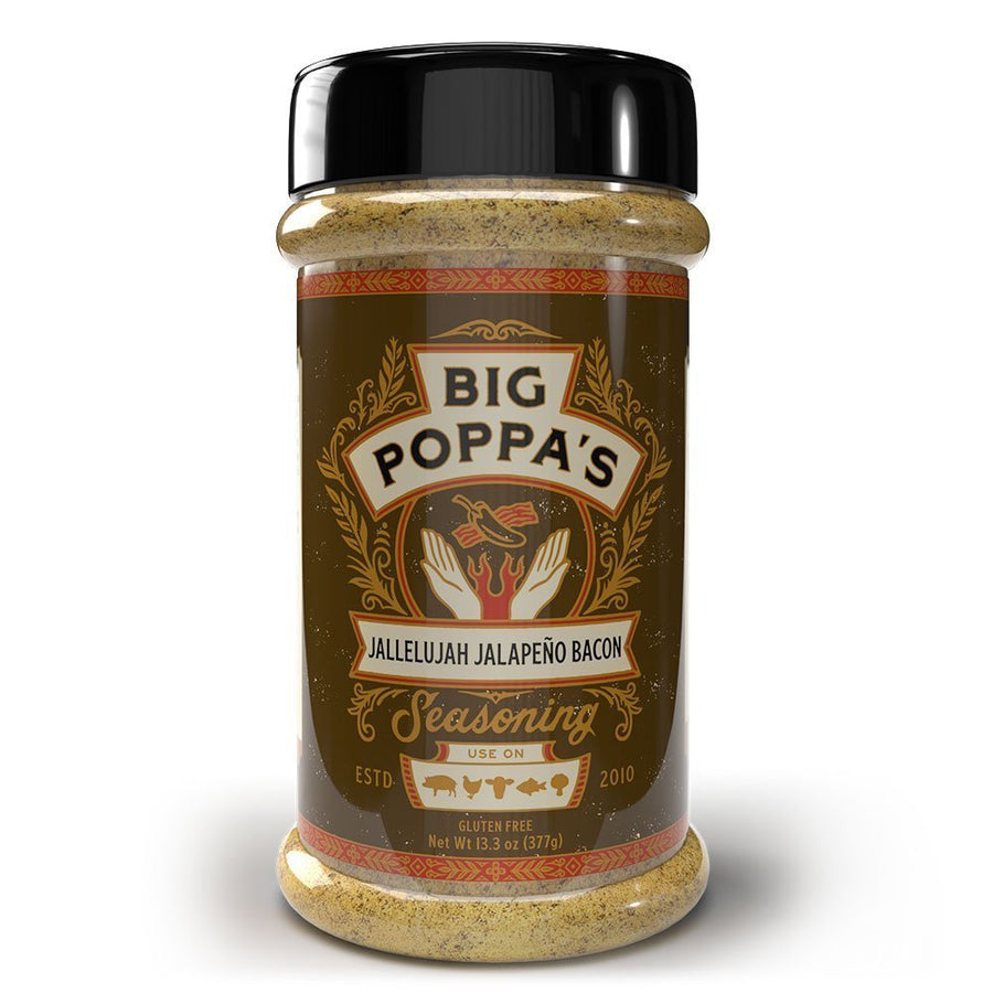 Big Poppa's Jallelujah Jalapeño Bacon Seasoning - 13.3oz - BBQRubs.com