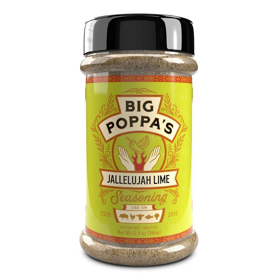 Big Poppa's Jallelujah Lime Seasoning - 12.9oz - BBQRubs.com