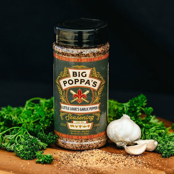 Big Poppa's Little Louie's Garlic Pepper Seasoning - 14.5oz - BBQRubs.com