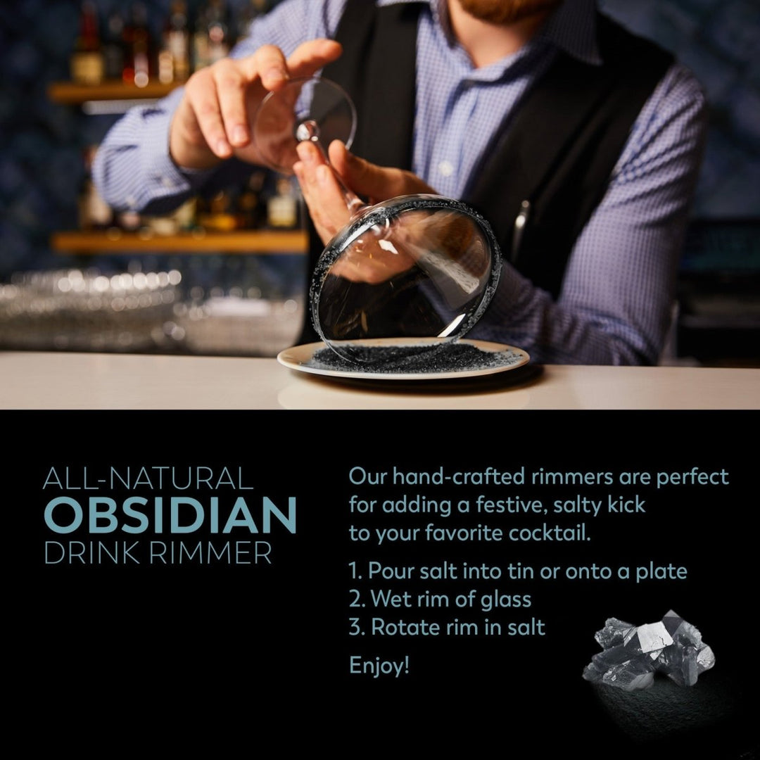 Black Obsidian Salt Cocktail Rimmer - 4317 - BBQRubs.com