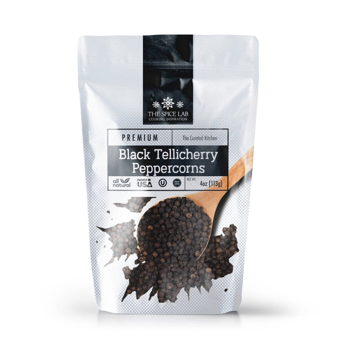 Black Tellicherry Peppercorns (Whole) for Grinder Refill - BBQRubs.com