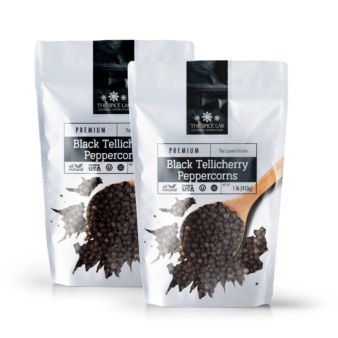 Black Tellicherry Peppercorns (Whole) for Grinder Refill - BBQRubs.com