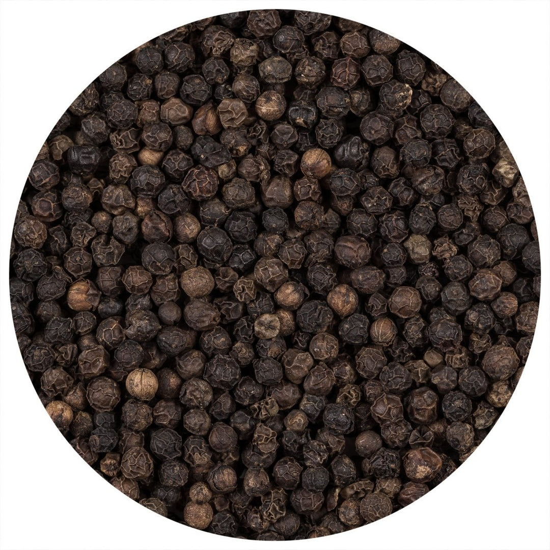 Black Tellicherry Peppercorns (Whole) for Grinder Refill - BBQRubs.com