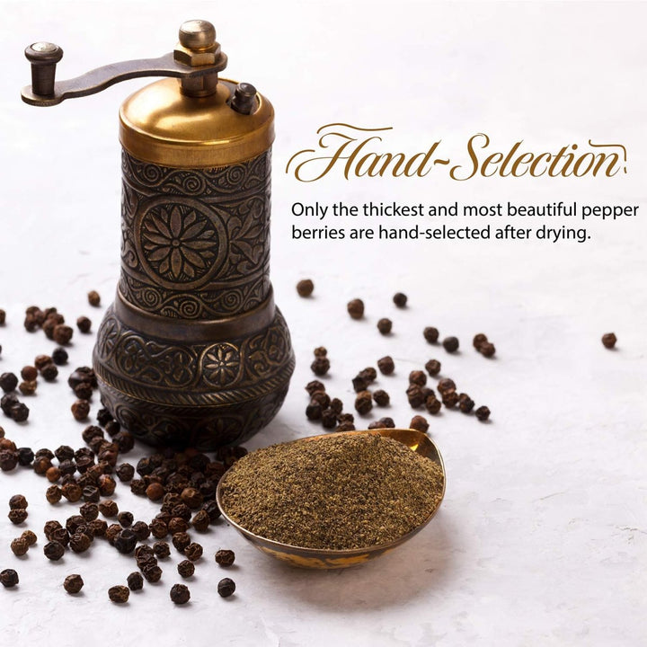 Black Tellicherry Peppercorns (Whole) for Grinder Refill - BBQRubs.com