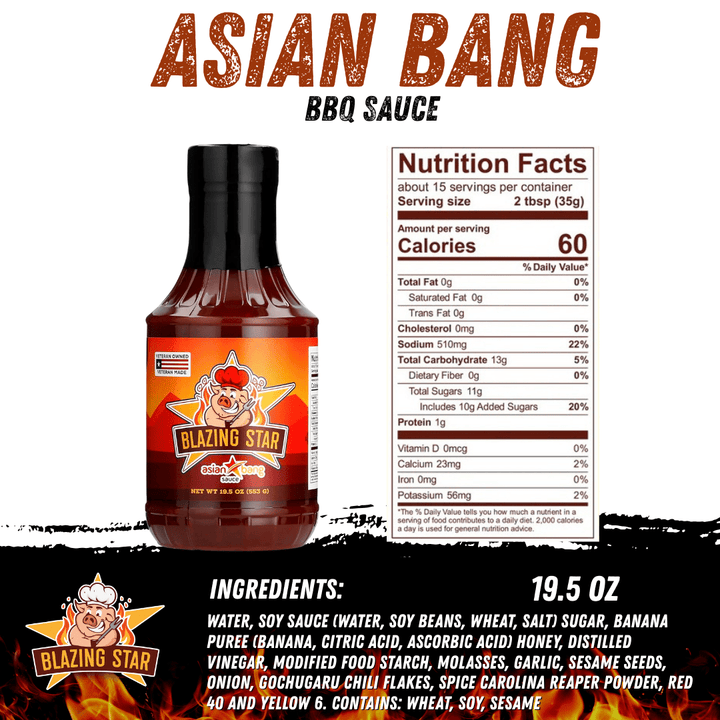 Blazing Star Asian Bang Sauce - BBQRubs.com