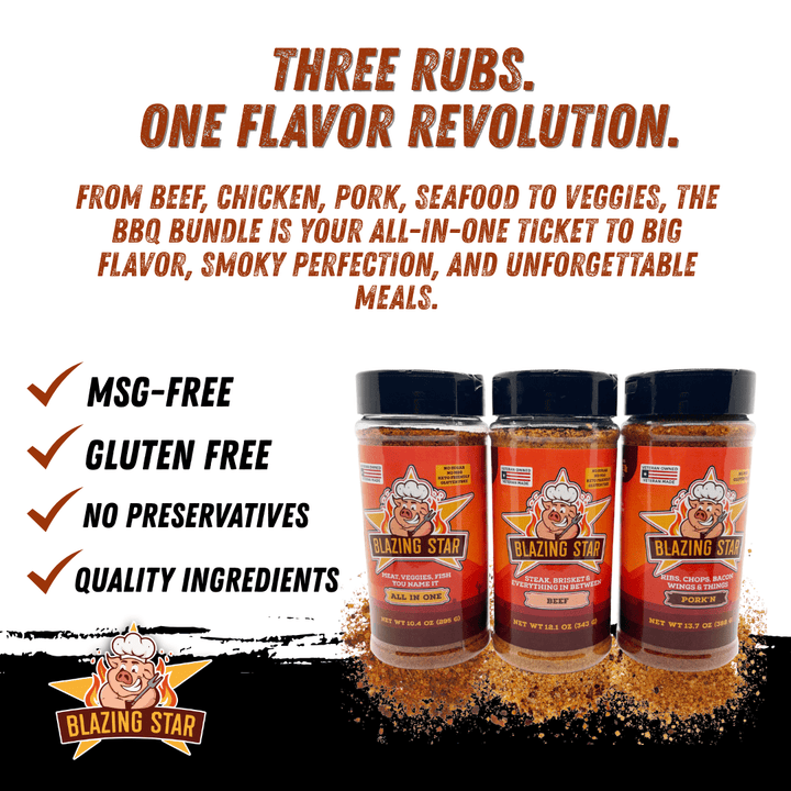 Blazing Star BBQ Barbecue Bundle - BBQRubs.com