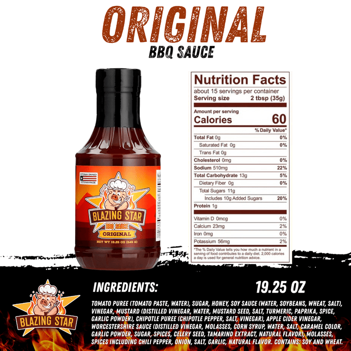 Blazing Star BBQ Original Sauce - BBQRubs.com