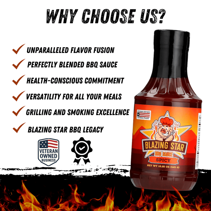 Blazing Star BBQ Spicy Sauce - BBQRubs.com