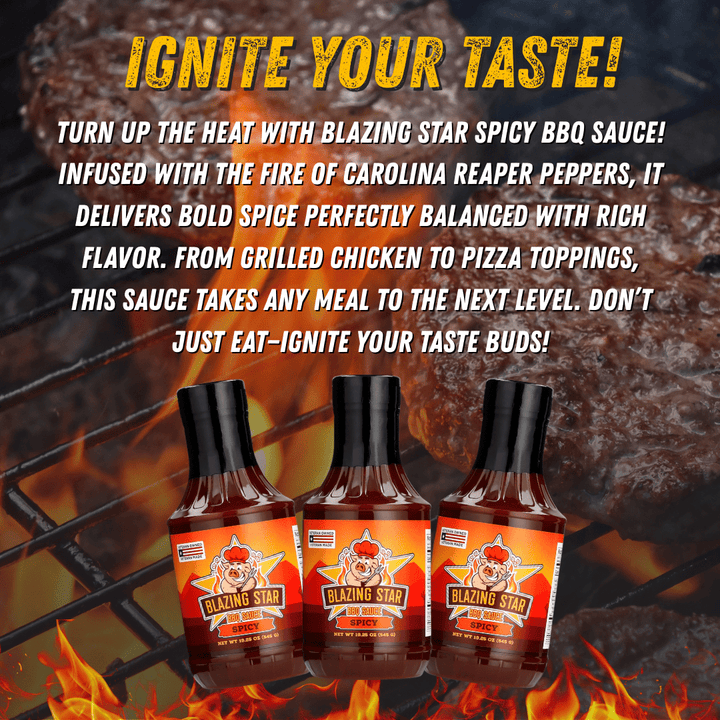 Blazing Star BBQ Spicy Sauce - BBQRubs.com