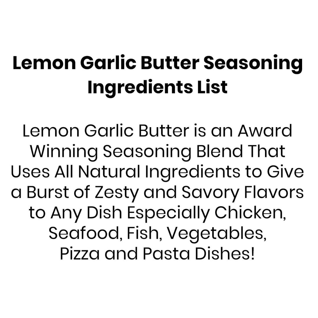 Bobby T's Lemon Garlic Butter Seasoning - BBQRubs.com