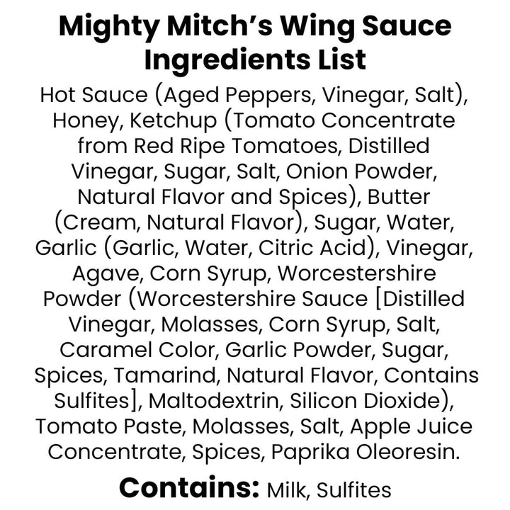 Bobby T's Mighty Mitch’s Wing Sauce - BBQRubs.com