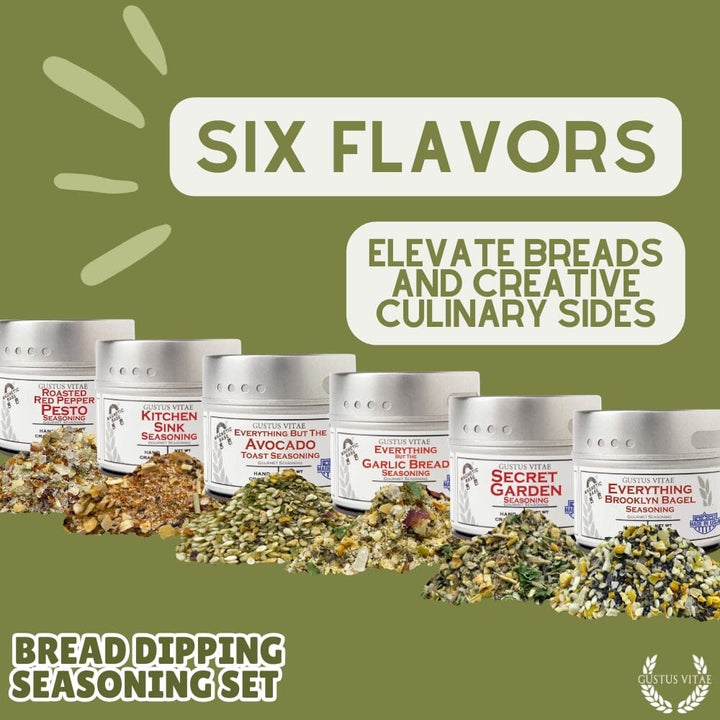 Bread Dipping Seasonings - Variety 6 Pack - BBQRubs.com