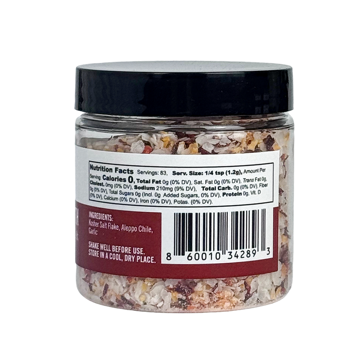 Aleppo & Garlic Finishing Salt