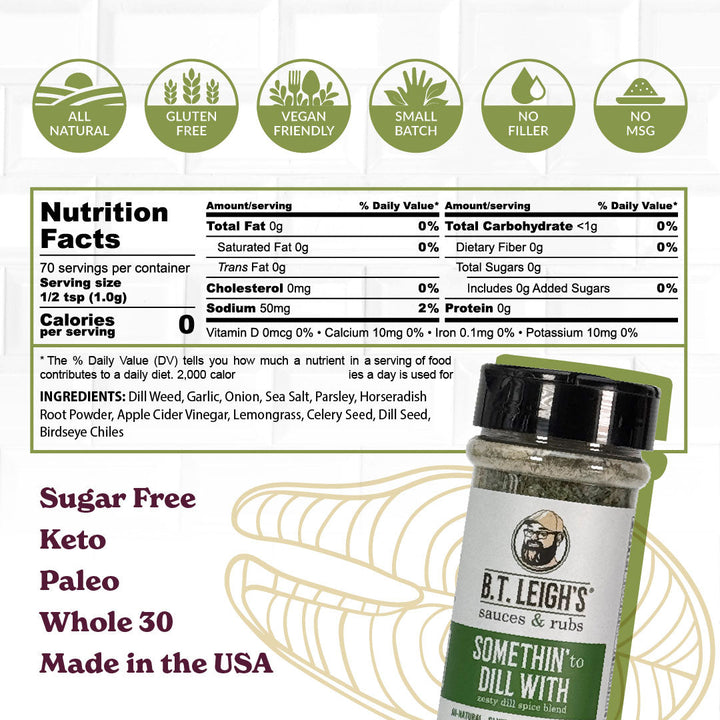 Somethin' To Dill With - Zesty Dill Spice Blend