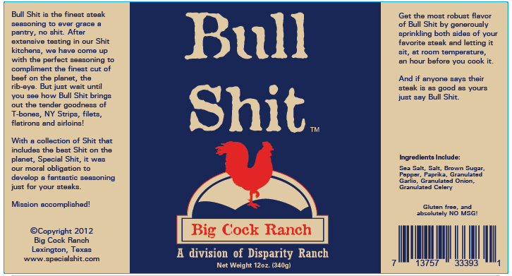 Bull Shit Seasoning & Rub 13oz shaker - BBQRubs.com