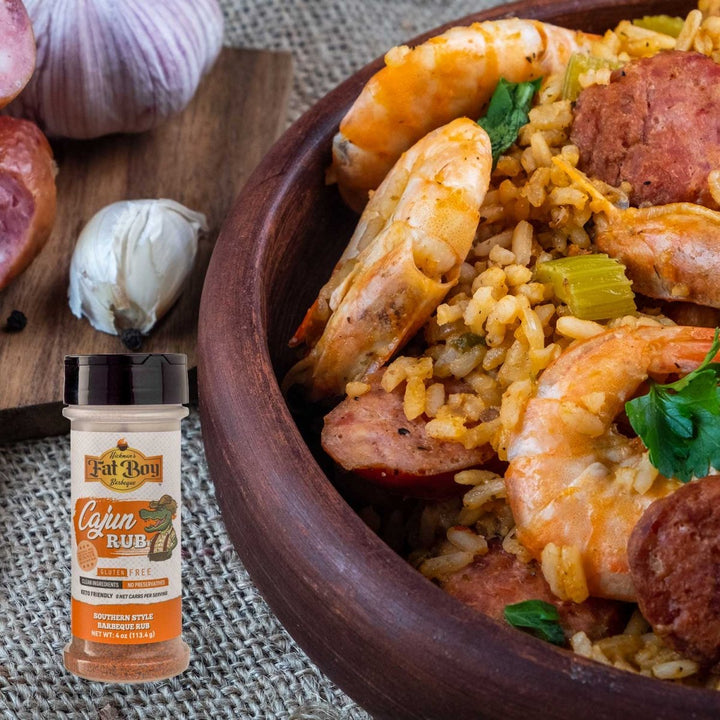 Cajun Gluten Free Keto Friendly Natural BBQ Rub 4 oz - BBQRubs.com