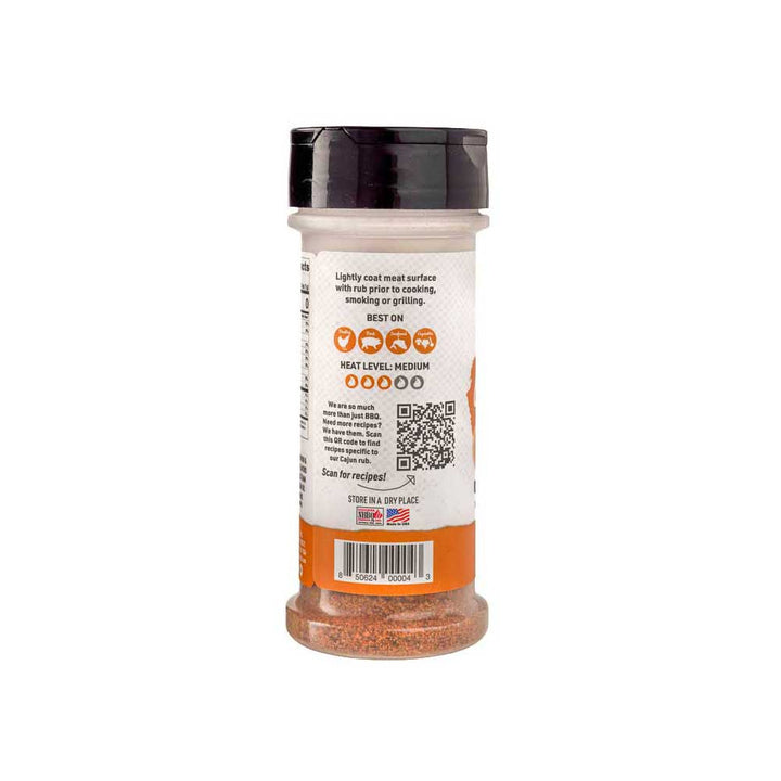 Cajun Gluten Free Keto Friendly Natural BBQ Rub 4 oz - BBQRubs.com