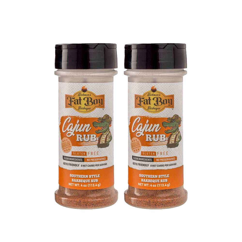 Cajun Gluten Free Keto Friendly Natural BBQ Rub 4 oz | Pack of 2 - BBQRubs.com